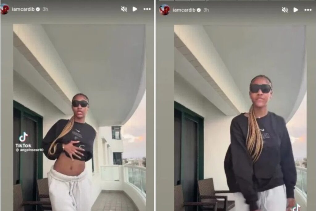 Cardi B instagram Story