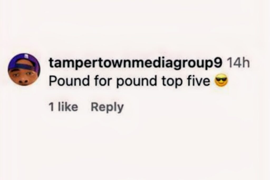 Comment from Instagram Users on Angel Reese' Post