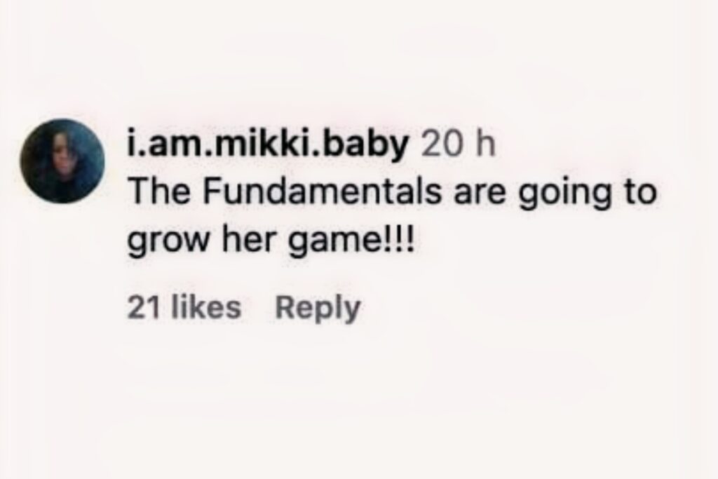 Comment from Instagram Users on Angel Reese' Post