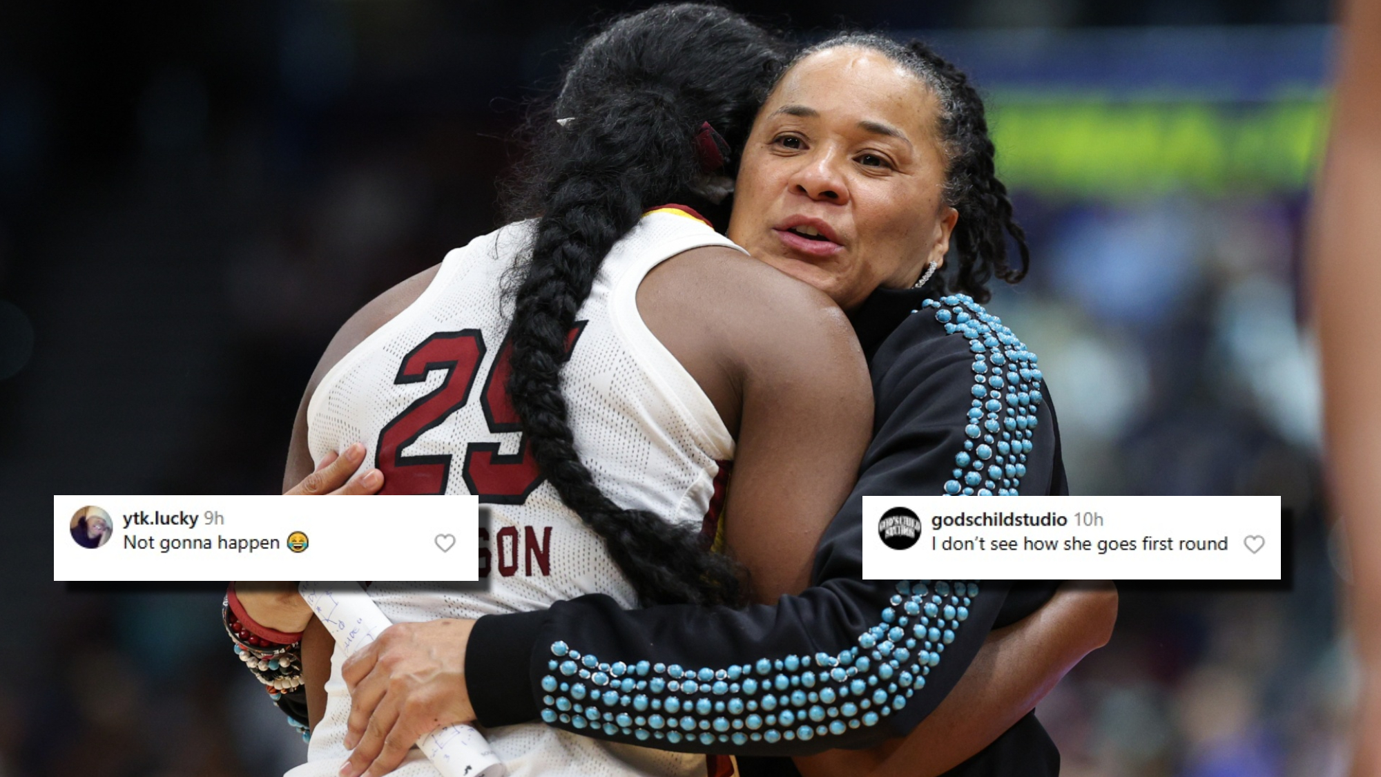 Fans Disagree With Dawn Staley's Bold Raven Johnson WNBA Draft Prediction - "Not Gonna Happen"