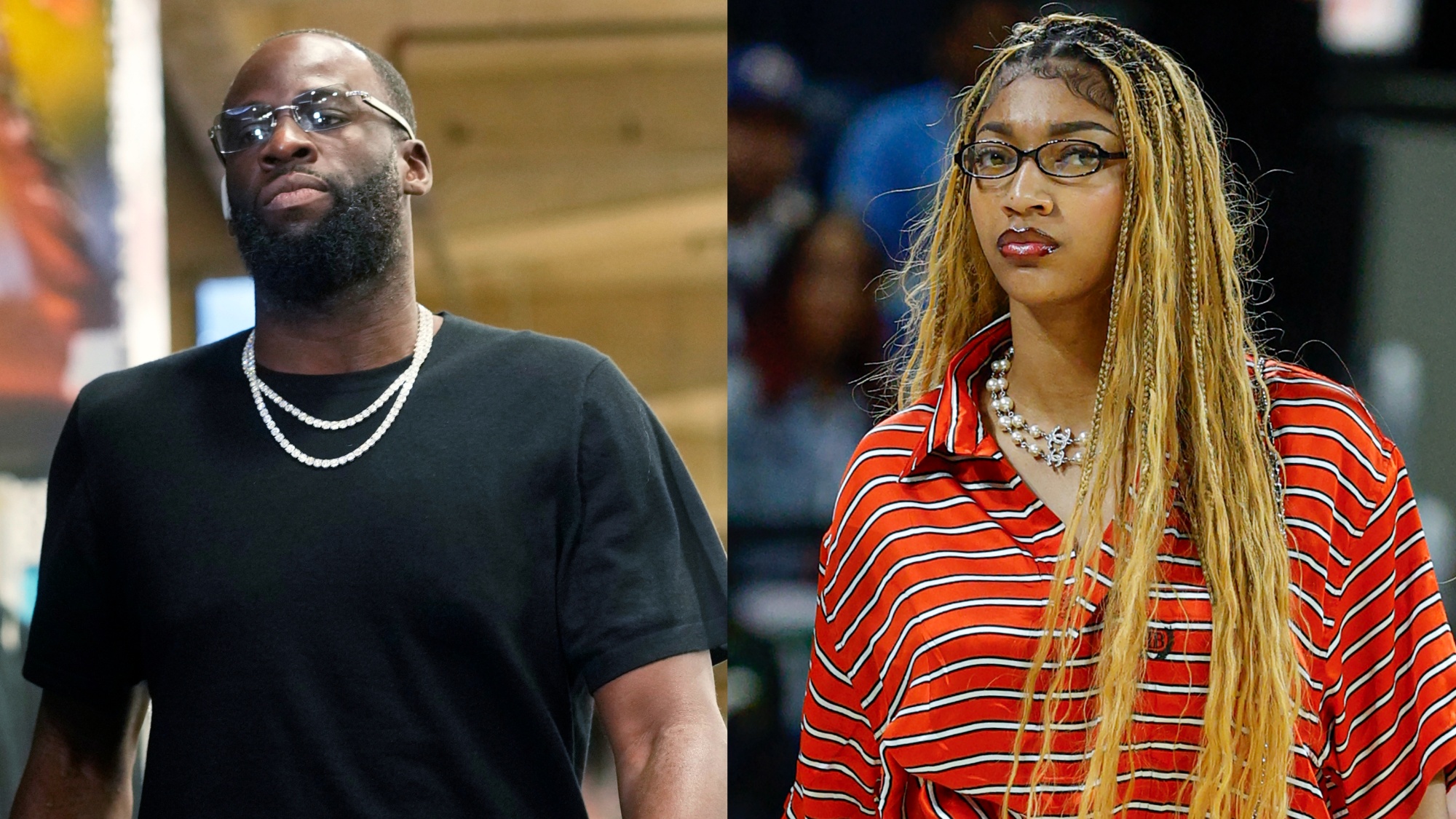 Draymond Green Explains Why Courtside Fan's Angel Reese Taunt Crossed the Line