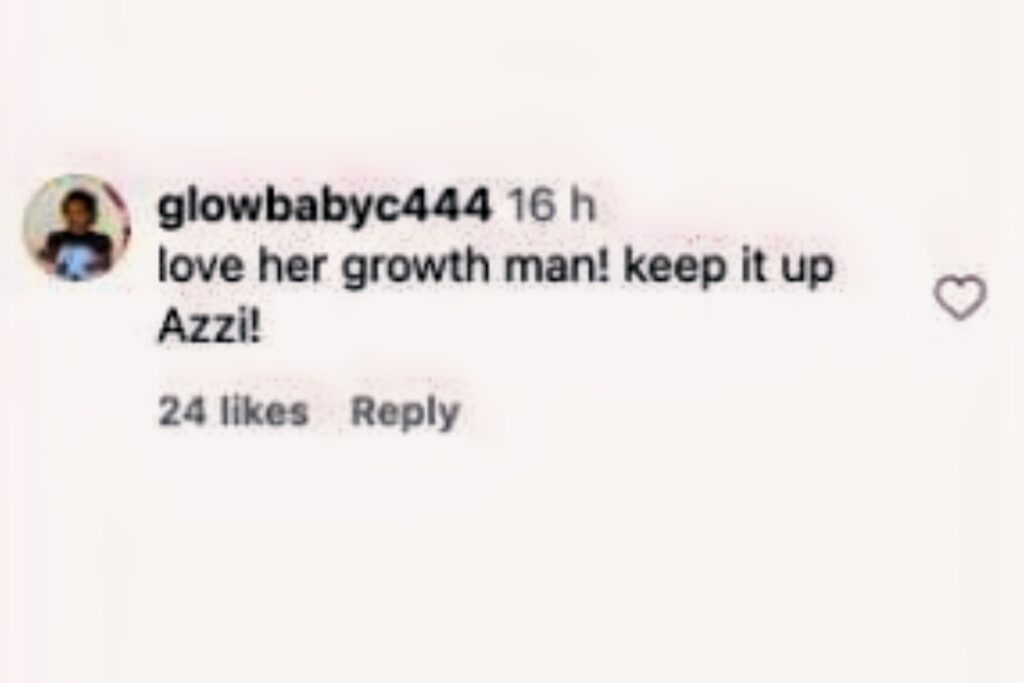 Fan Comment on Instagram