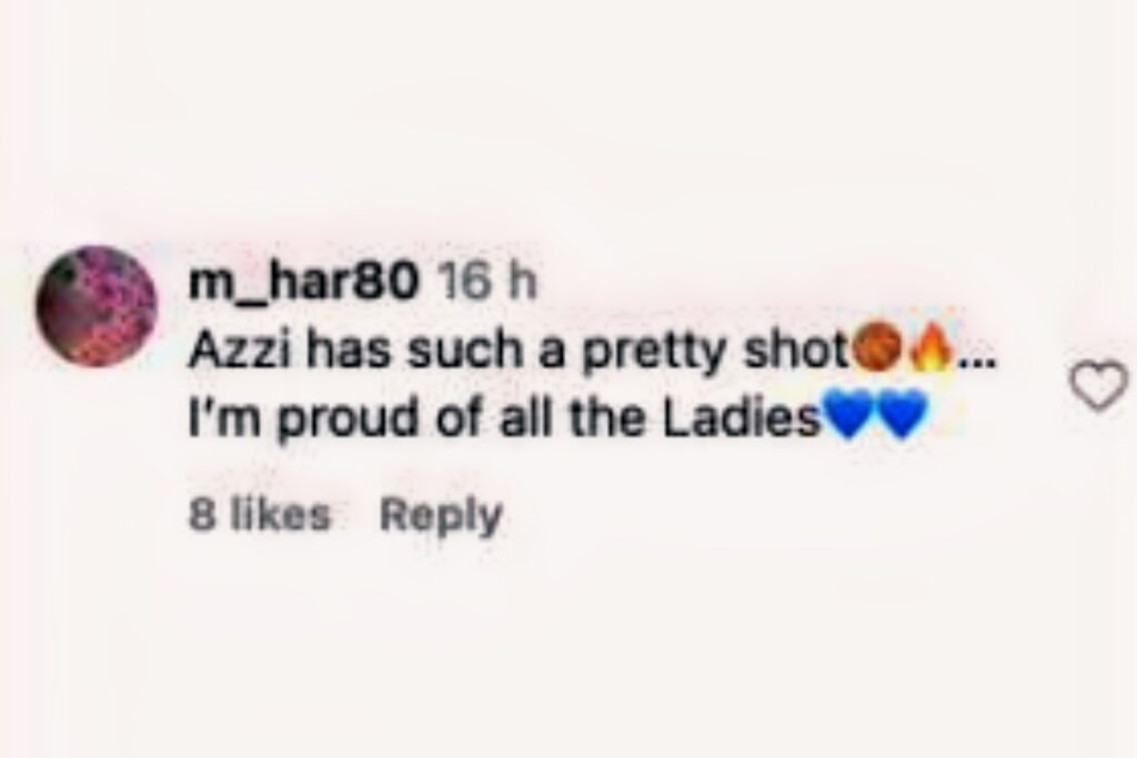 Fan Comment on Instagram