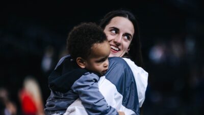 Cameras Caught Caitlin Clark Becoming A Newborn Baby's First-Ever Screen Idol In Viral TikTok