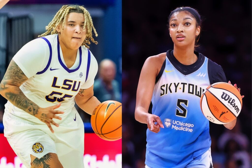 Kateri Poole and Angel Reese