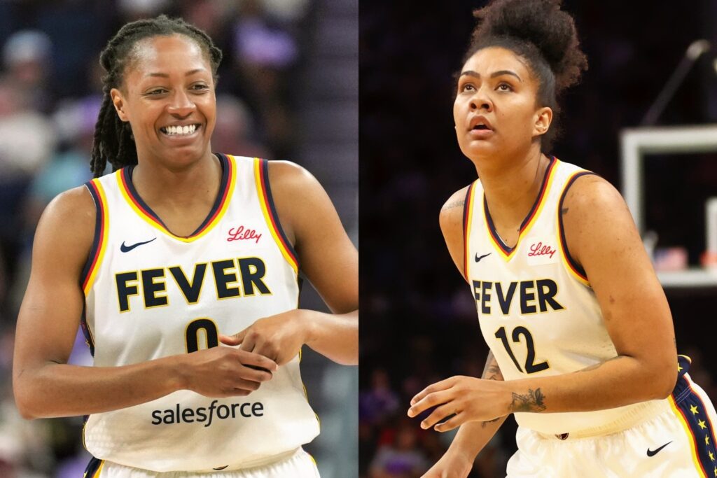 Kelsey Mitchell and Damiris Dantas