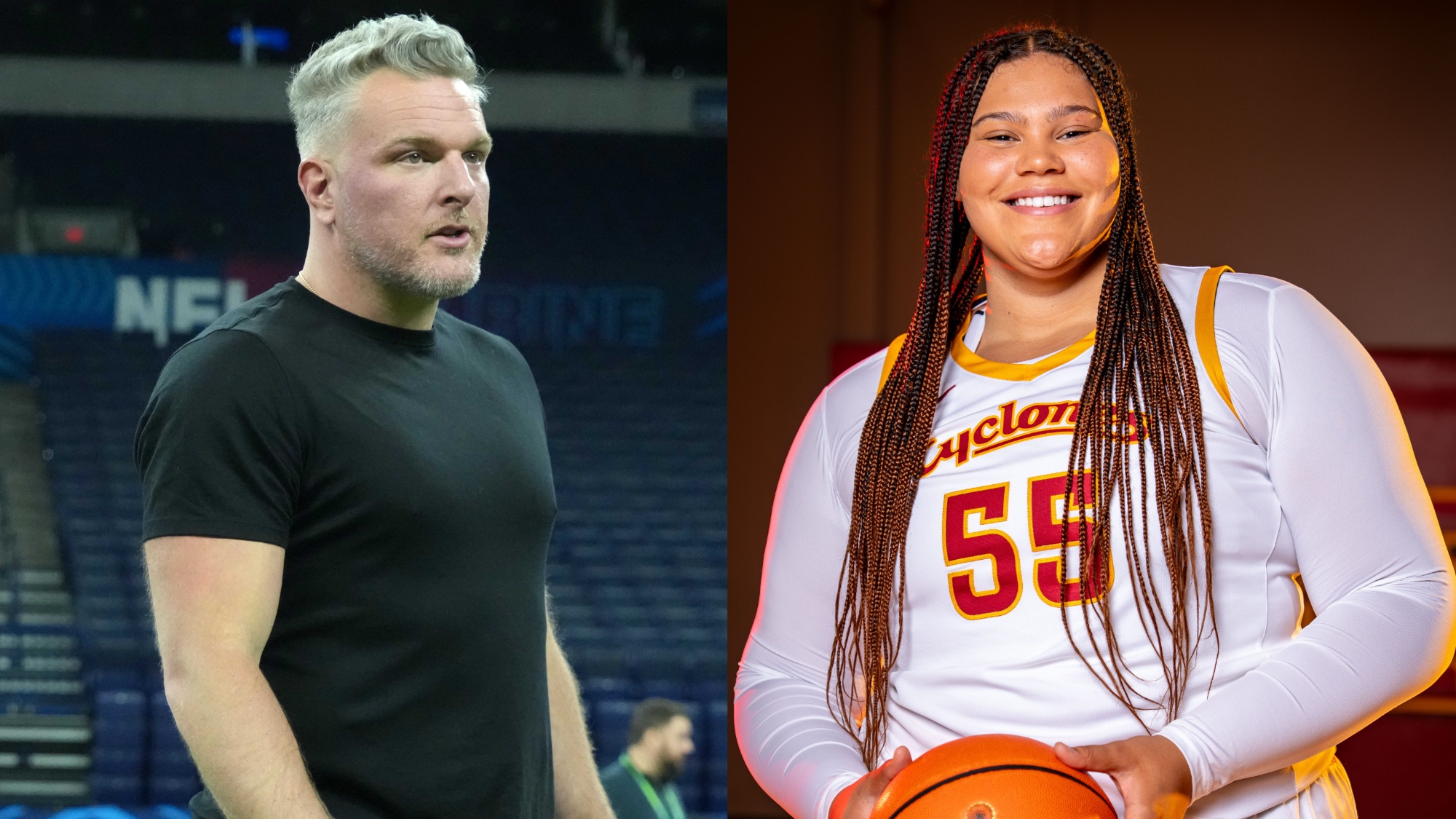 Pat McAfee Gushes Over Audi Crooks After Record-Breaking Game And Predicts Iowa State National Championship Glory