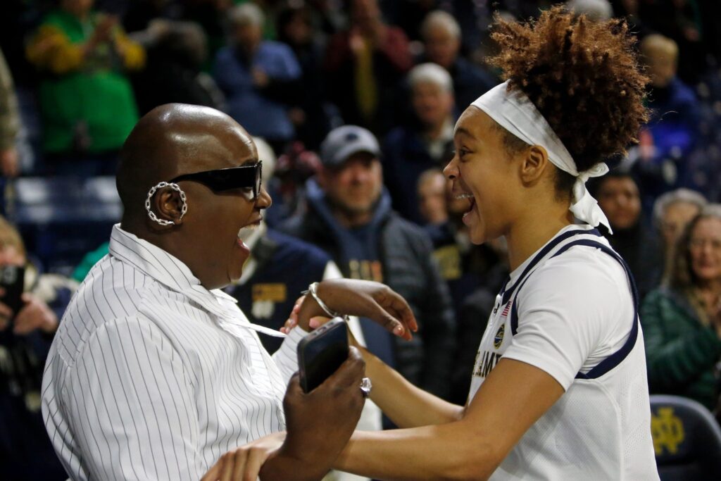 Sharla Lewis and Hannah Hidalgo