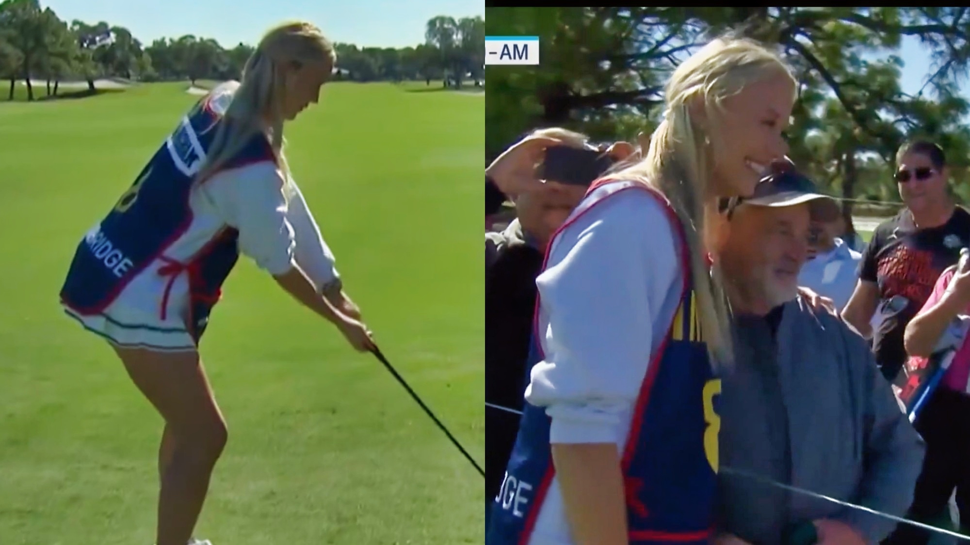Fans Fake Injuries For Sophie Cunningham Hugs After Wild Drive Into Crowd At Annika Pro-Am [VIDEO]