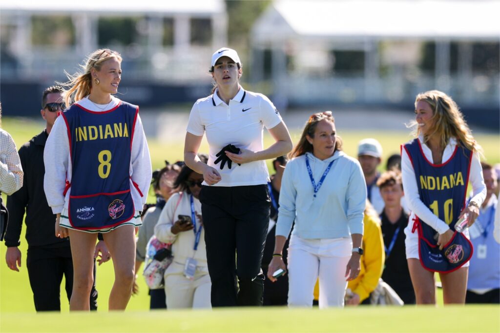 Sophie Cunningham, Caitlin Clark and Lexie Hull