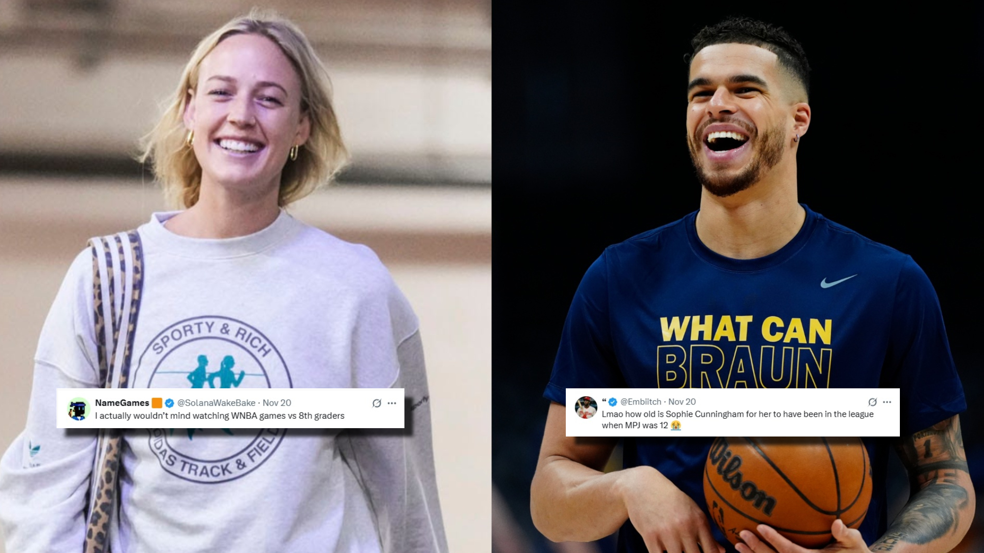 Fans Fact-Check Michael Porter Jr.'s Wild Sophie Cunningham Story - "Story Isn't Adding Up"