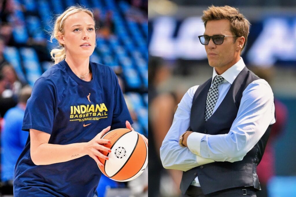 Sophie Cunningham and Tom Brady