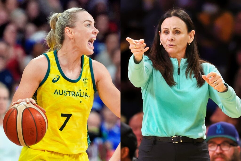 Tess Madgen and Sandy Brondello