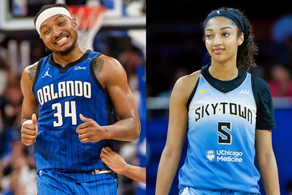 Wendell Carter Jr. and Angel Reese