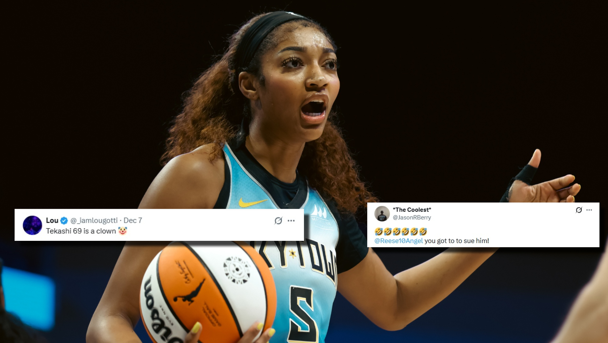 WNBA Fans Suggest Angel Reese Should Sue 6ix9ine Over Cringey Layup Mockery During Twitch Stream