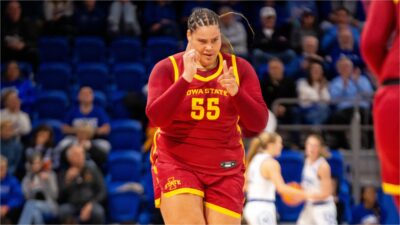 Audi Crooks Shatters Her Own Iowa State Scoring Record With 47-Point Explosion Against Indiana Hoosiers