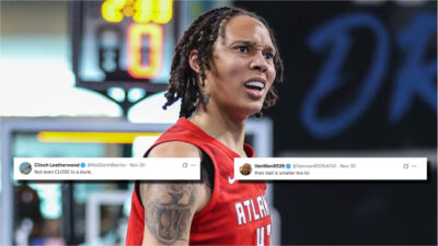 WNBA Fans Mock Brittney Griner's Miss On Wide-Open Dunk Amid Equal Pay Debate- "Not Even Close"