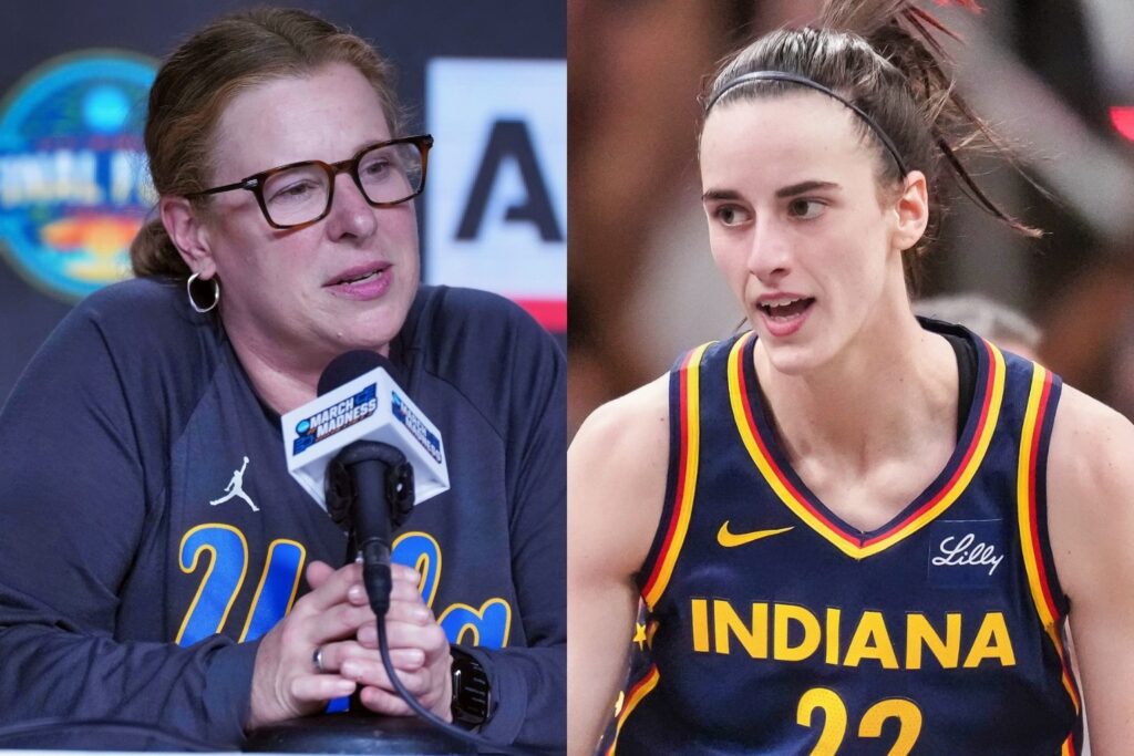 Cori Close and Caitlin Clark