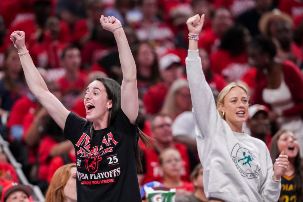 Caitlin Clark and Sophie Cunningham