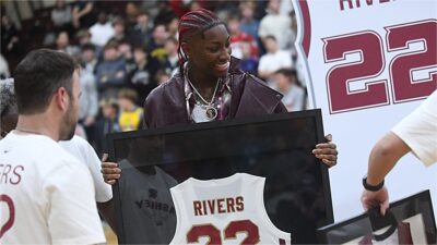 Saniya Rivers' No. 22 Jersey Retired At Ashley High School In Emotional Ceremony