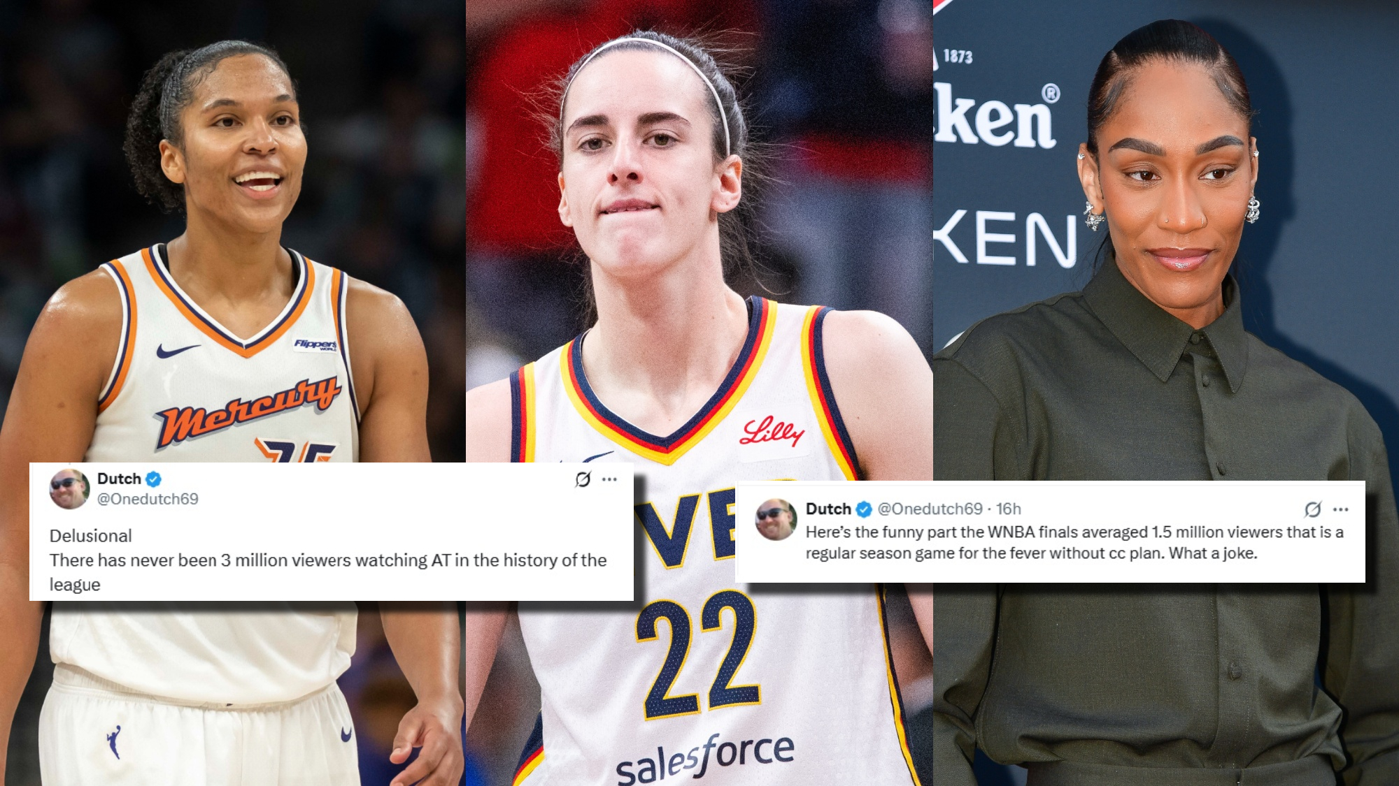 Caitlin Clark Fans Erupt As WNBPA Claims A'ja Wilson & Alyssa Thomas Pulled 3 Million Viewers - "Delusional"