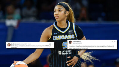 WNBA Fans Bring Up Angel Reese's Low Salary Rant After Chicago Sky Star's Appearance At Bulls Game