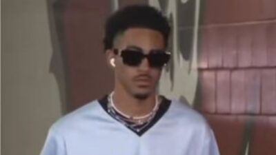 Bryce Young Steals Spotlight With WNBA-Style Hockey Jersey During Pregame Arrival Against Tampa Bay Buccaneers [VIDEO]