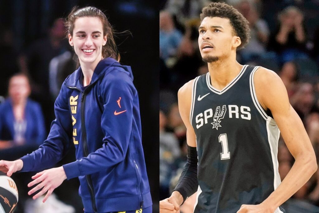 Caitlin Clark and Victor Wembanyama