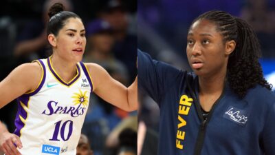 Kelsey Plum Takes Sneaky Dig At Aliyah Boston During Awkward Postgame Interaction