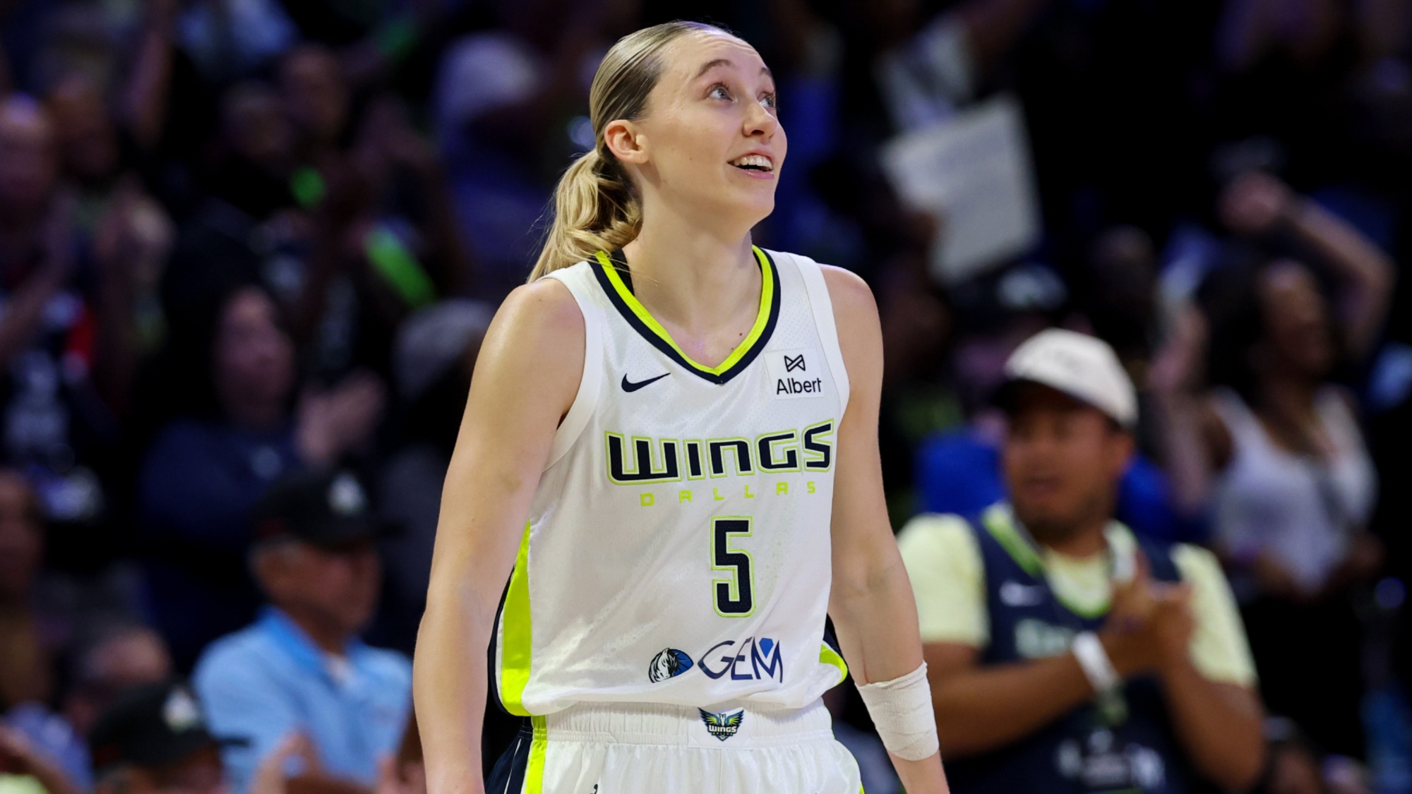 Kylie Kelce Loses It Over Paige Bueckers' Insane Football Cannon Screaming Cheat Code After Mind-Blowing Throw Goes Viral