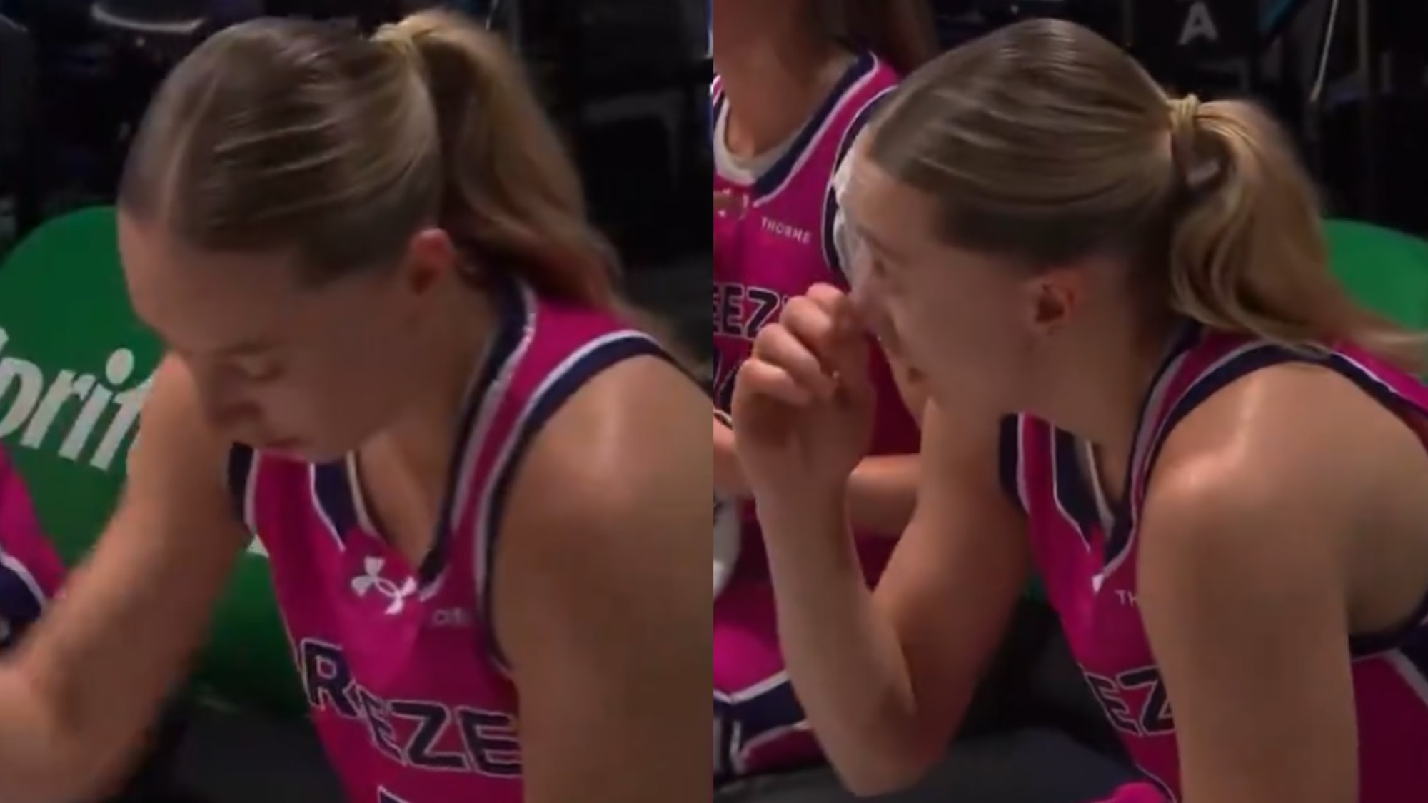 Paige Bueckers Caught Showing True Emotions During Second Quarter Officiating Challenge Against Laces BC