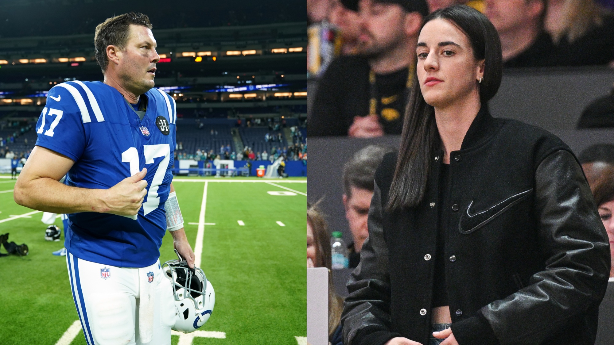 Caitlin Clark Freaked Out Over Philip Rivers' Comeback Terrified He'd Blow His Achilles At 44 Years Old