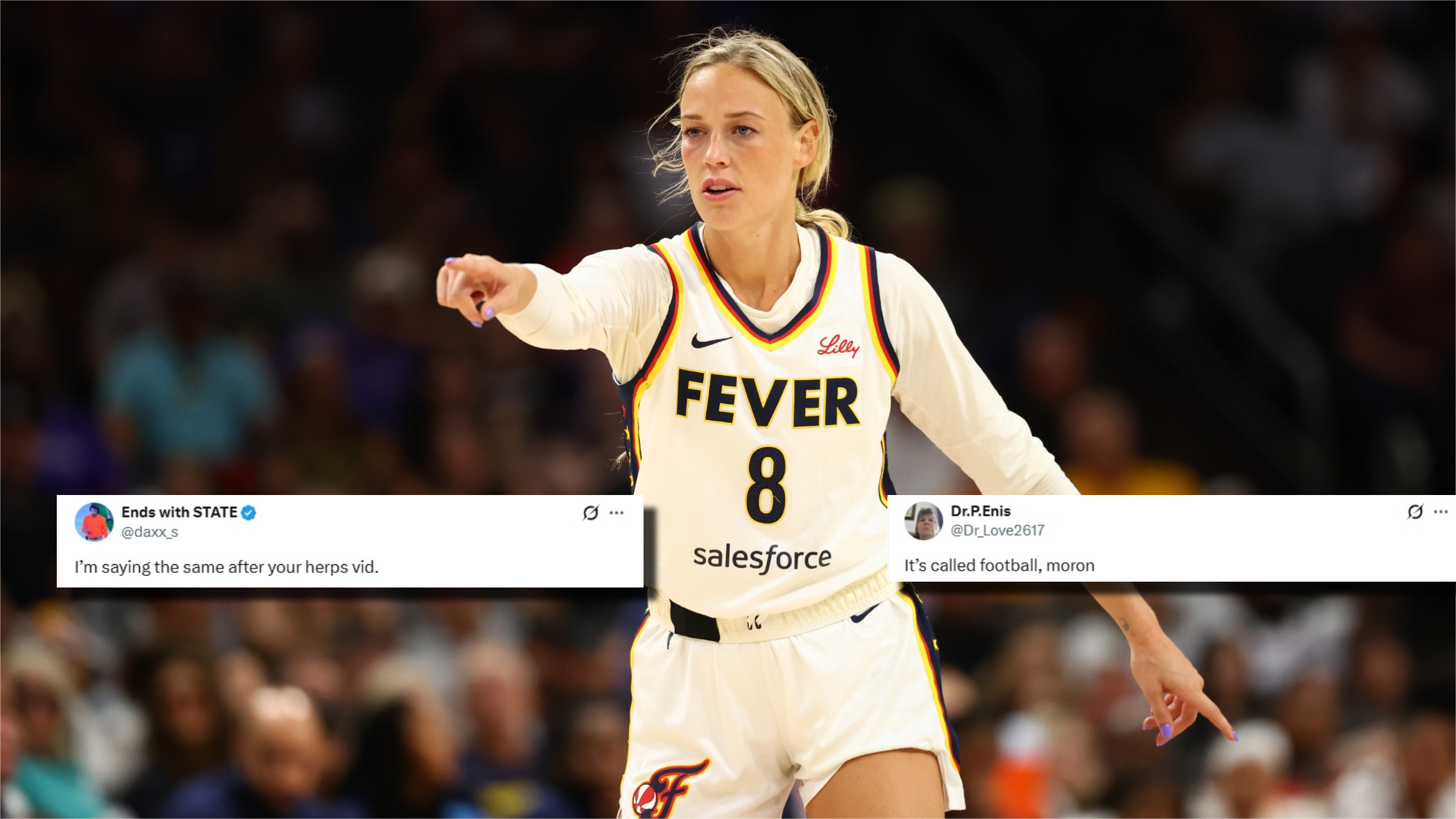 Sophie Cunningham's Honest Reaction To Chicago Bears' Dramatic Playoff Loss Draws Savage Trolling From WNBA Fans