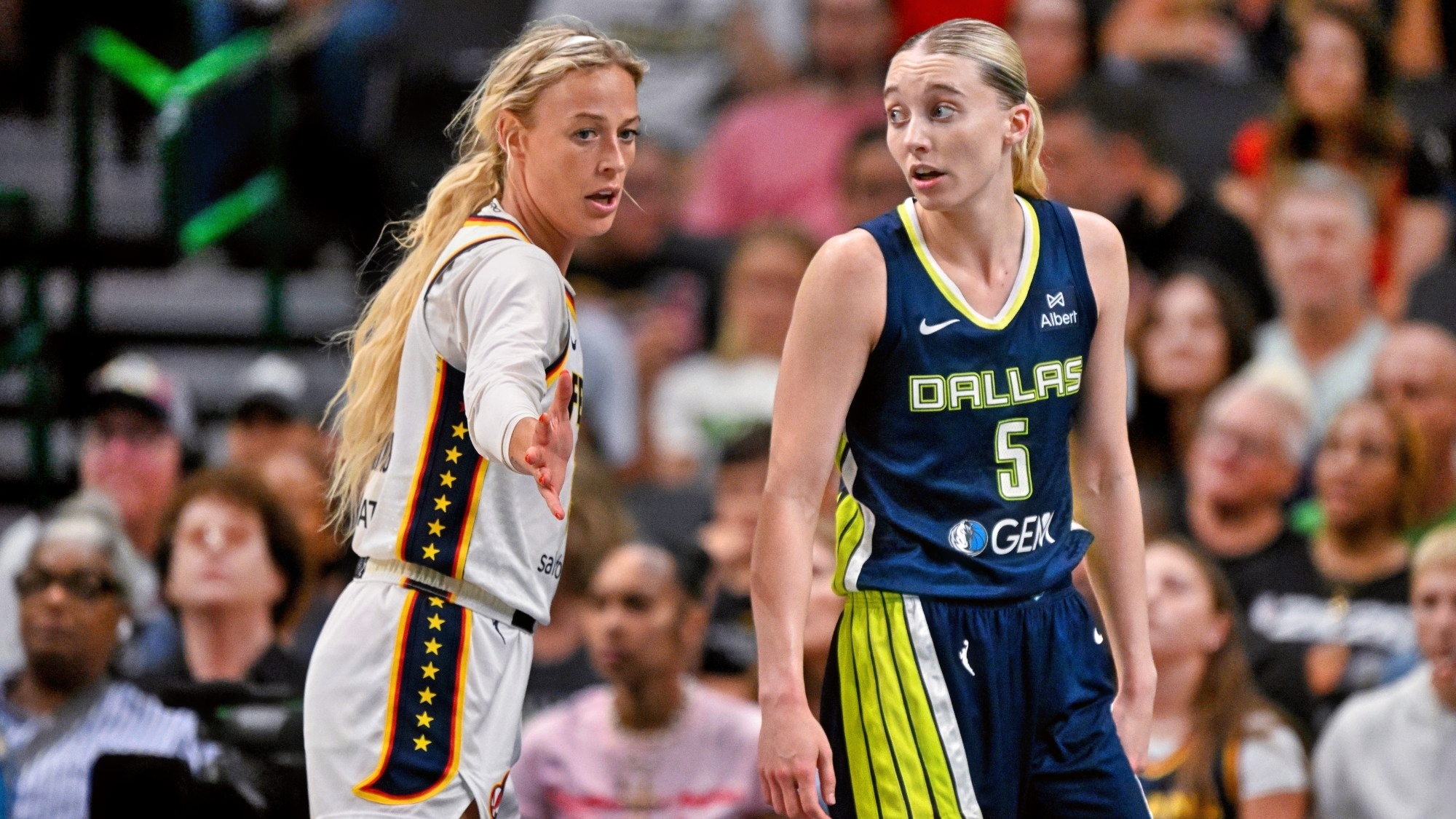 Sophie Cunningham Responds To Fan Defending Paige Bueckers' Strip As A Foul