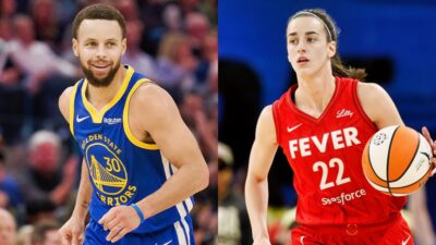 Stephen Curry and Caitlin Clark