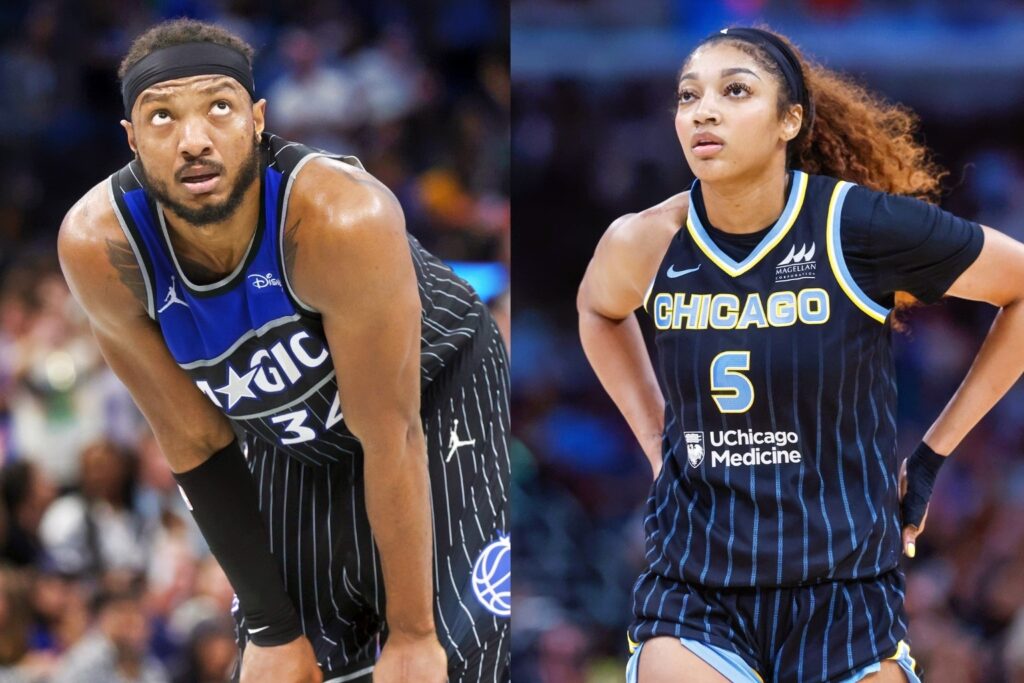 Wendell Carter Jr. and Angel Reese