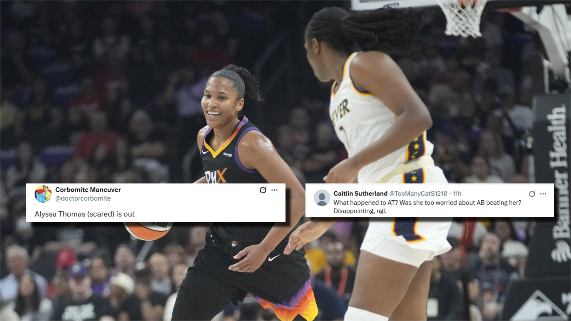 WNBA Fans Roast Alyssa Thomas For Pulling Out Of Unrivaled 1v1 Battle With Aliyah Boston