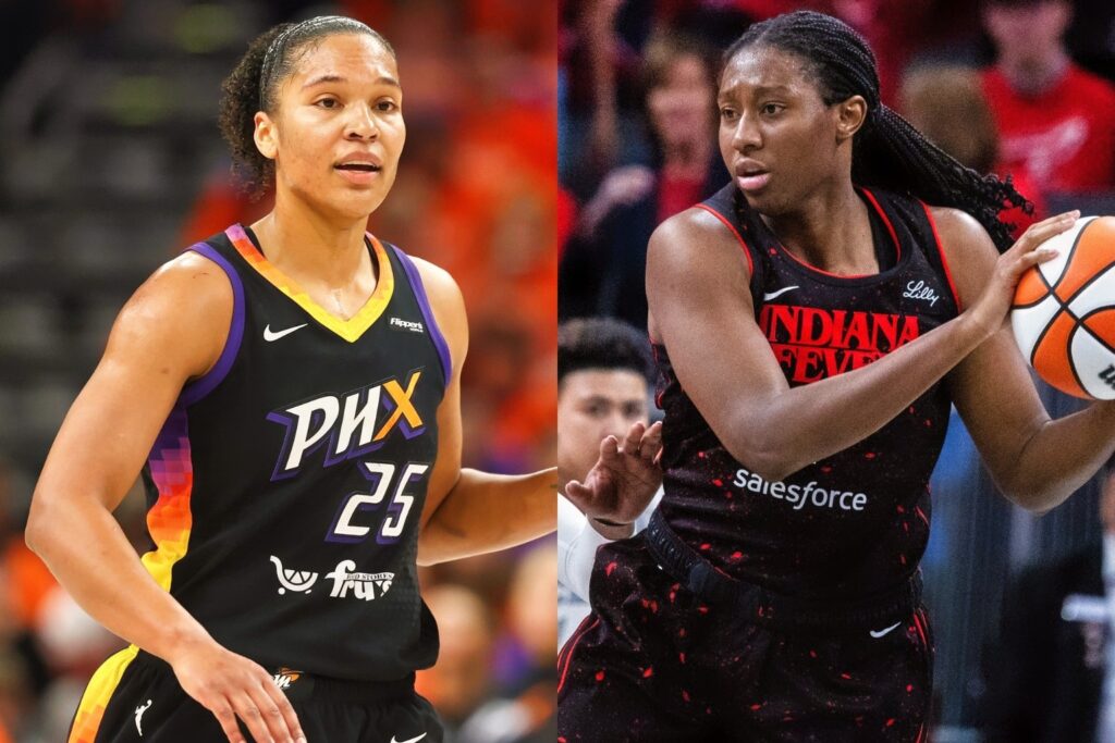 Alyssa Thomas and Aliyah Boston