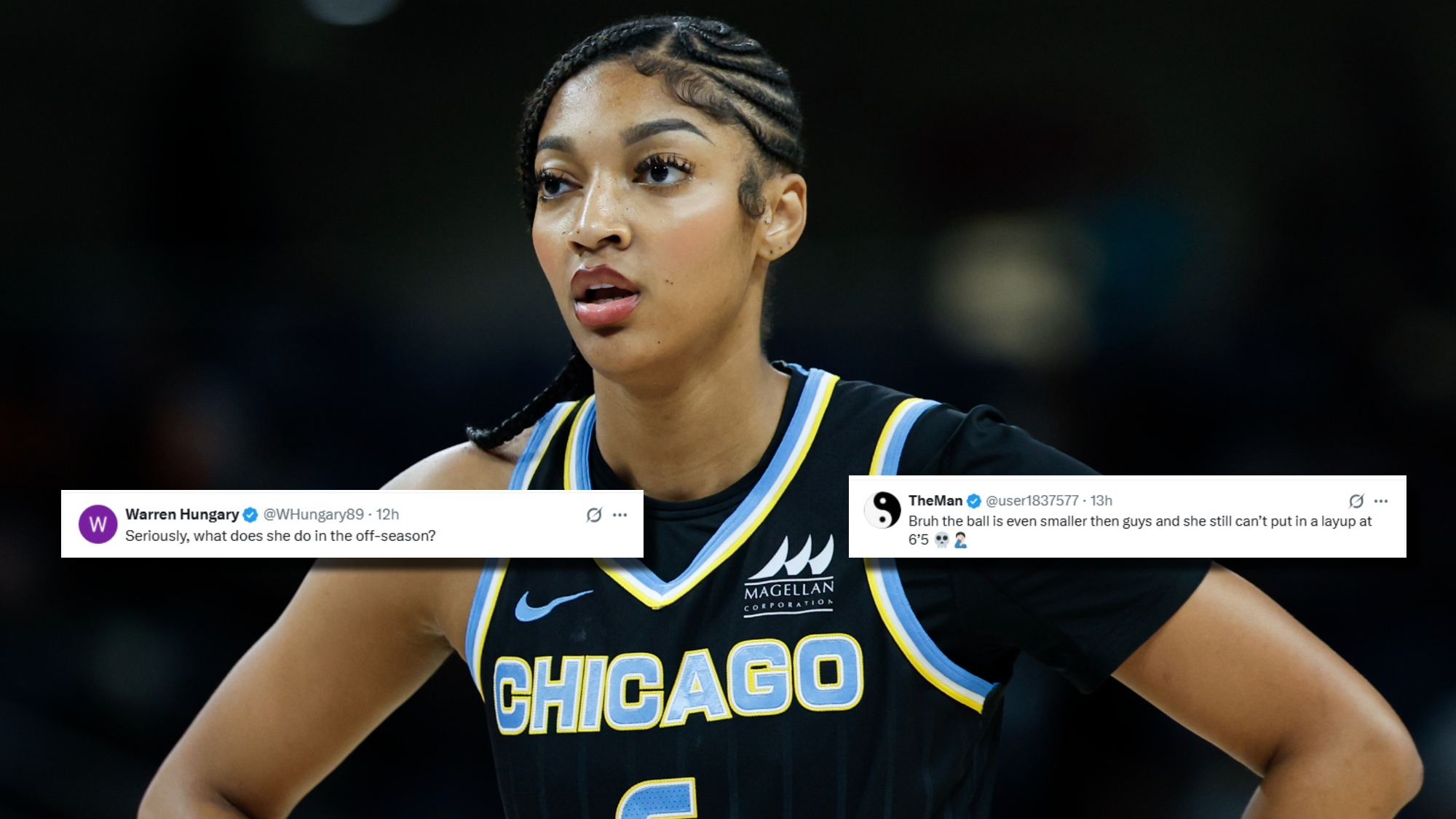 WNBA Fans Troll Angel Reese As She Deliberately Fails To Score In 1v1 Sequence