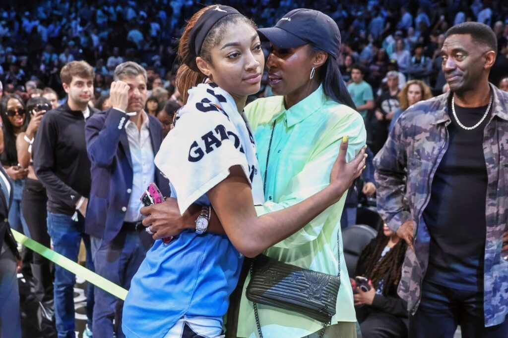 Angel Reese and Lisa Leslie