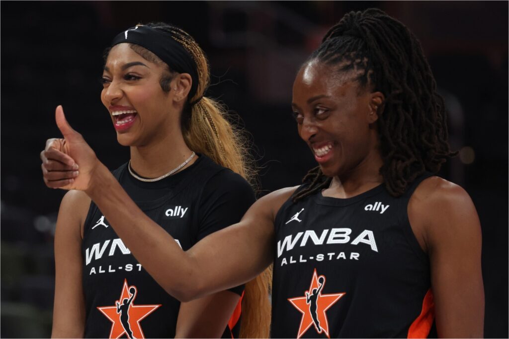 Angel Reese and Nneka Ogwumike