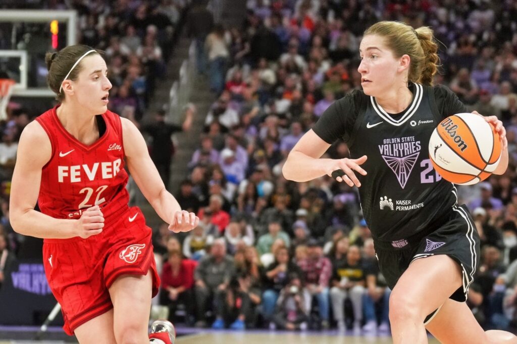 Caitlin Clark and Kate Martin