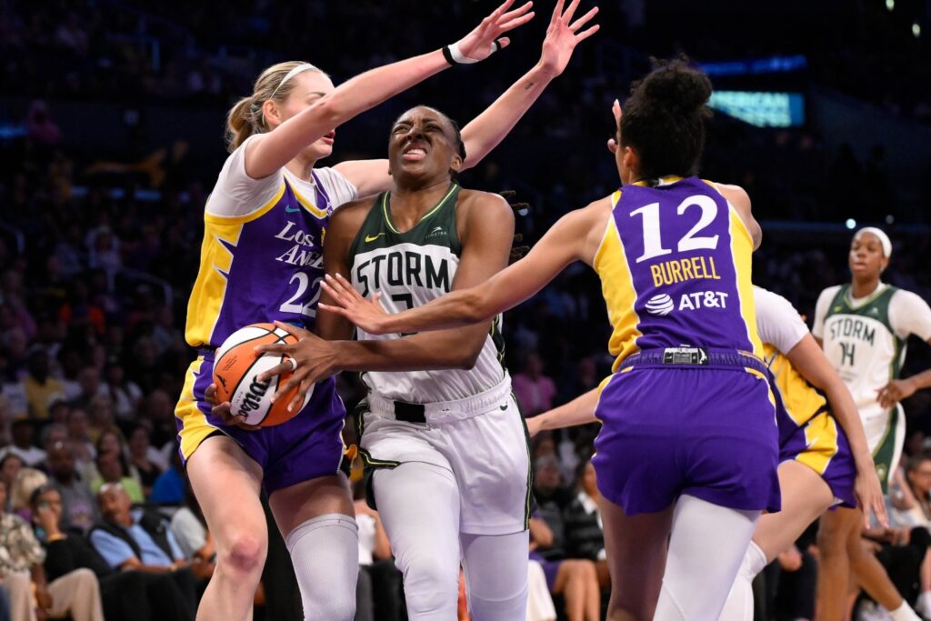 Cameron Brink, Nneka Ogwumike and Rae Burrell