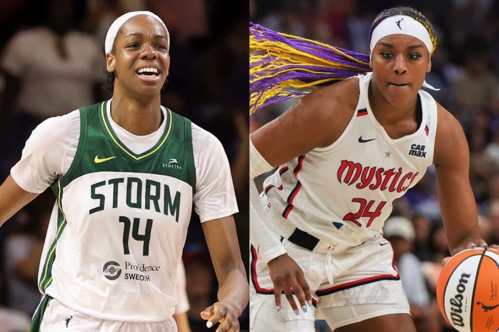 Dominique Malonga and Aaliyah Edwards