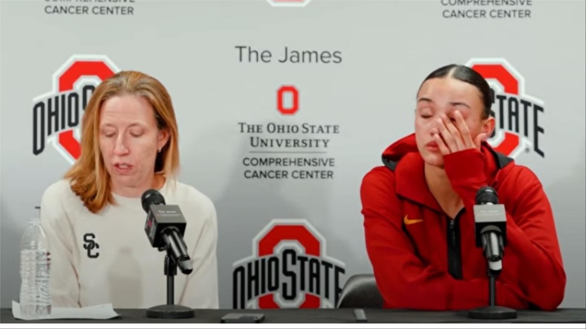 Jazzy Davidson Holds Back Tears After USC's Narrow Loss Despite Career-High Game
