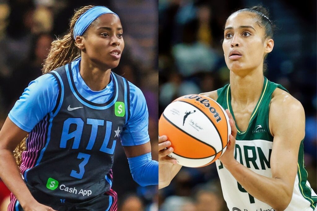 Jordin Canada and Skylar Diggins