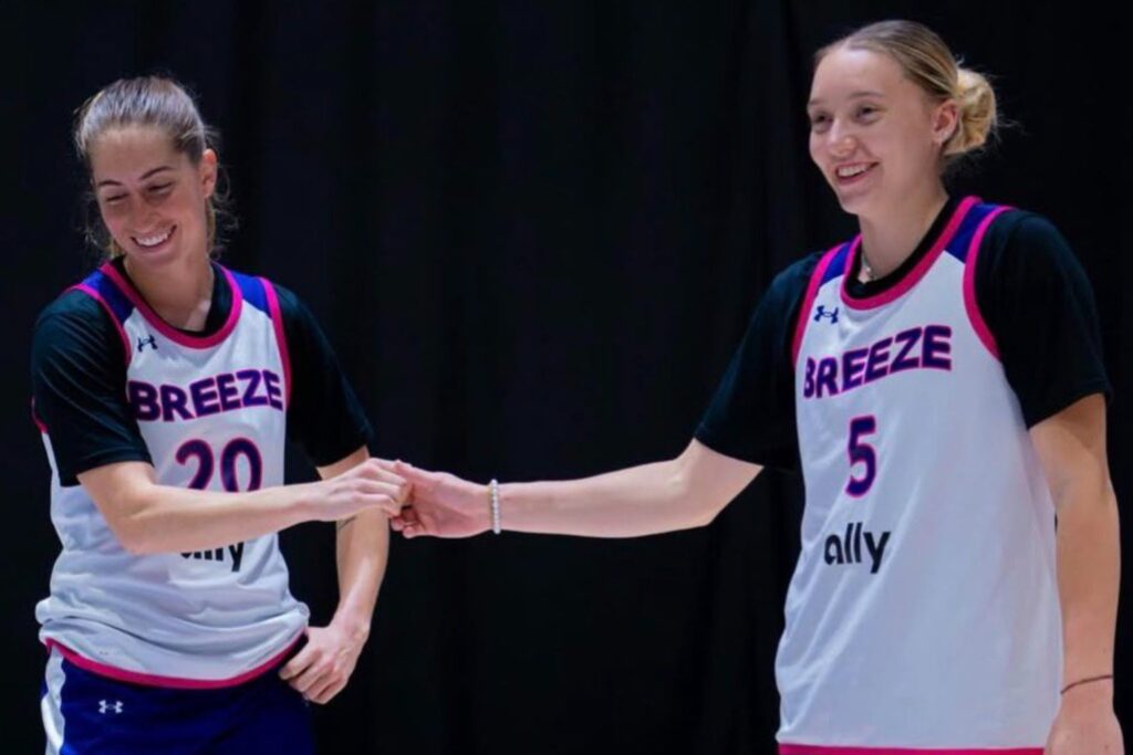 Kate Martin and Paige Bueckers