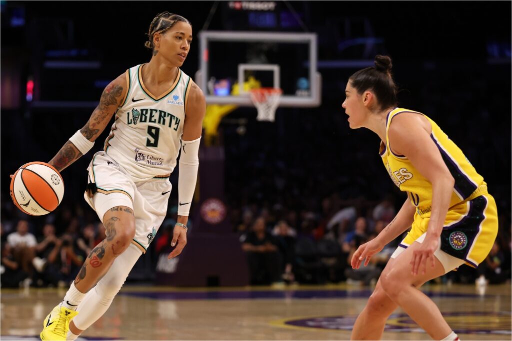 Kelsey Plumand Natasha Cloud