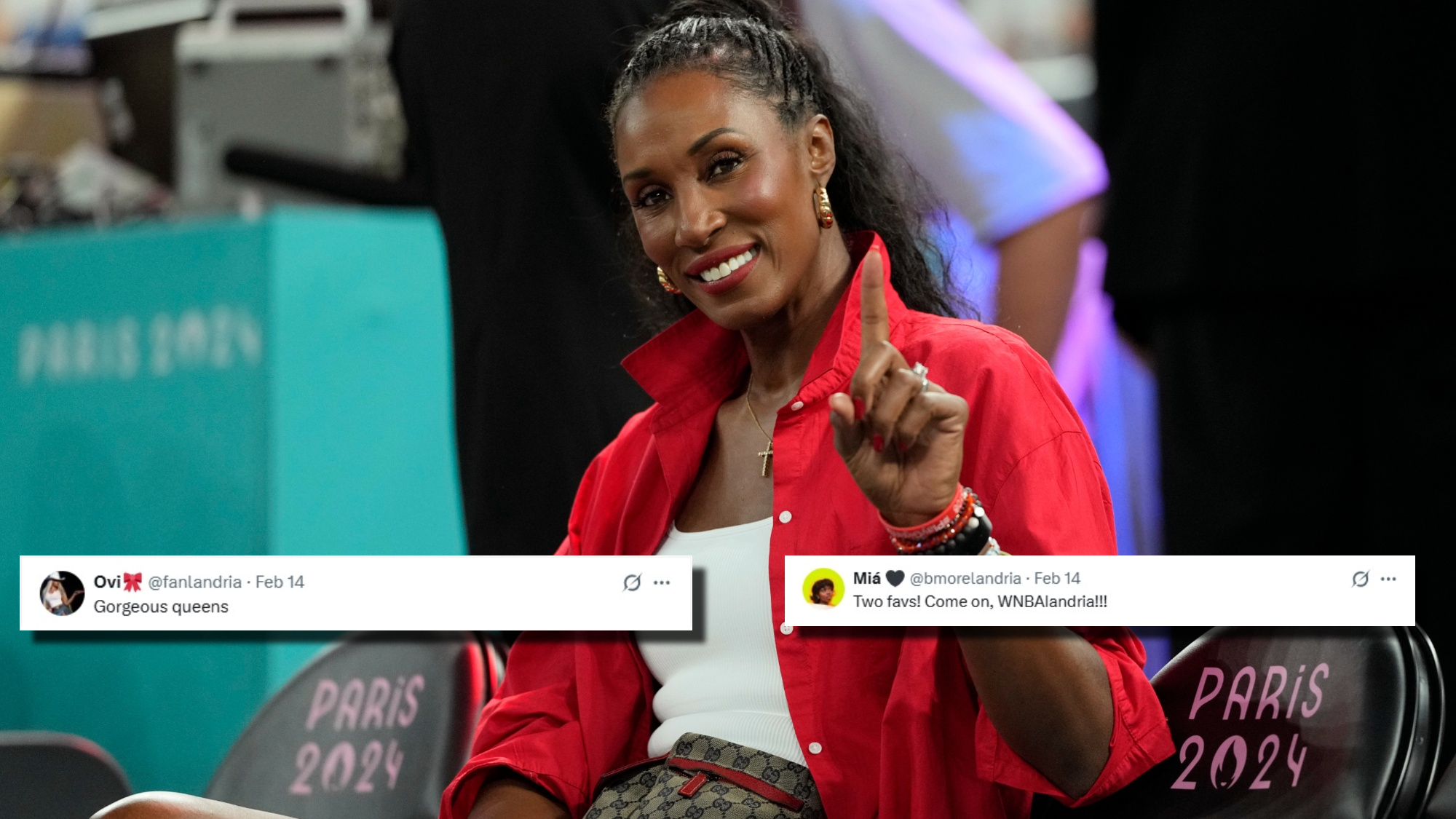 WNBA Fans Melt Down With Love Over Lisa Leslie's All-Star Weekend Snap With Island Fame Olandria