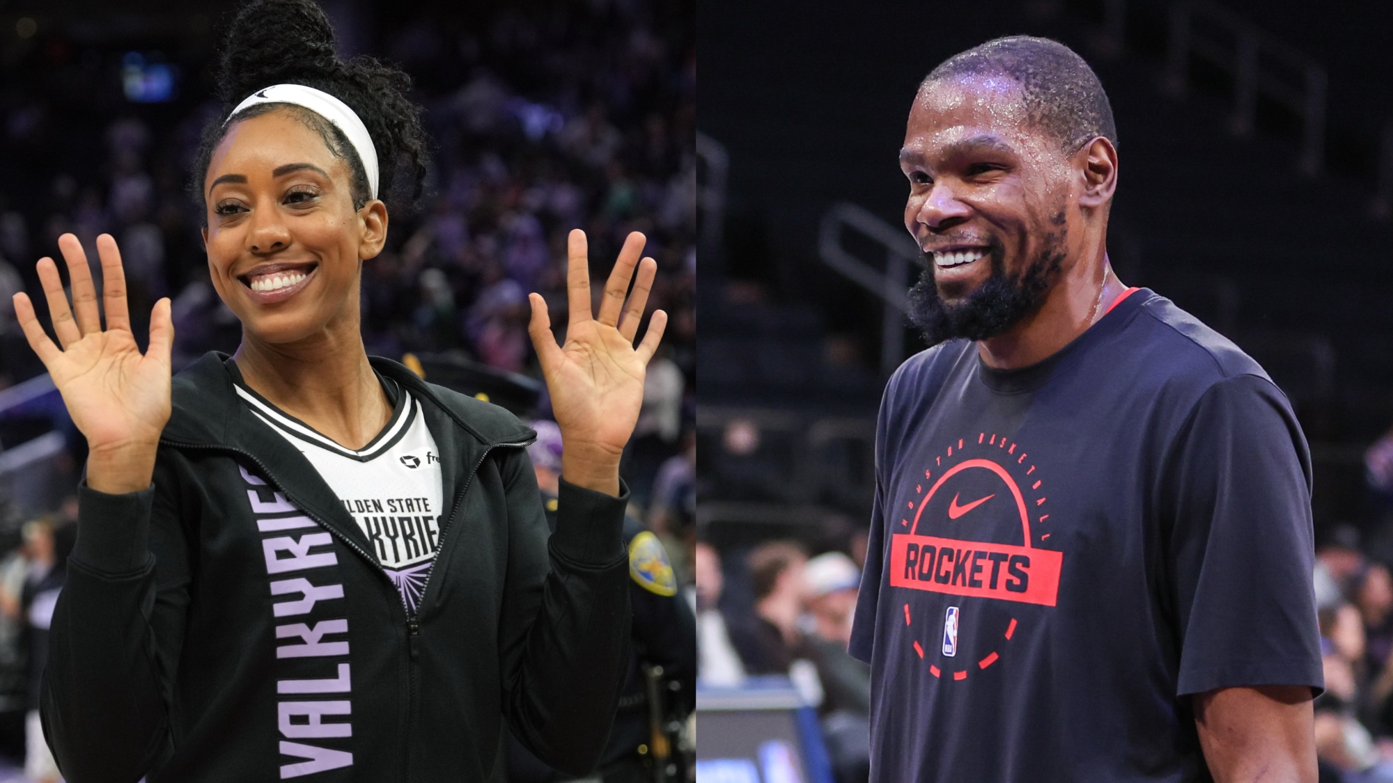 Kevin Durant Gave A Priceless Reaction On Monique Billings&rsquo; Almost-Dunk Play Against Lunar Owls BC